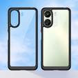 Etui do Xiaomi Redmi 13C / Poco C65, Fusion Hybrid, przezroczyste / czarne