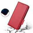 Etui z klapką do Ulefone Note 12P, Wallet Litchi Magnet, czerwone