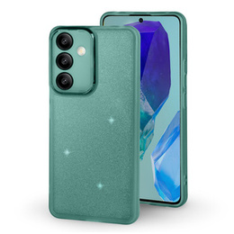 Etui do Samsung Galaxy M55 5G, Glittery Powder, zielone