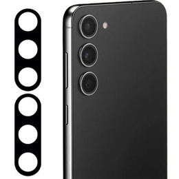 Szkło Hartowane na Aparat do Samsung Galaxy Z Fold5 5G, Czarne (2 szutki)