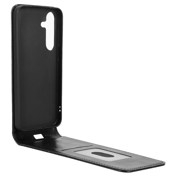 Etui z klapką do Samsung Galaxy S25, Flip, czarne