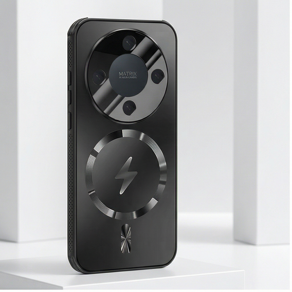 Etui ochronne do Honor Magic 8 Lite, do MagSafe, czarne