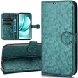 Etui z klapką do Realme C71, Wallet Rhombus, zielone