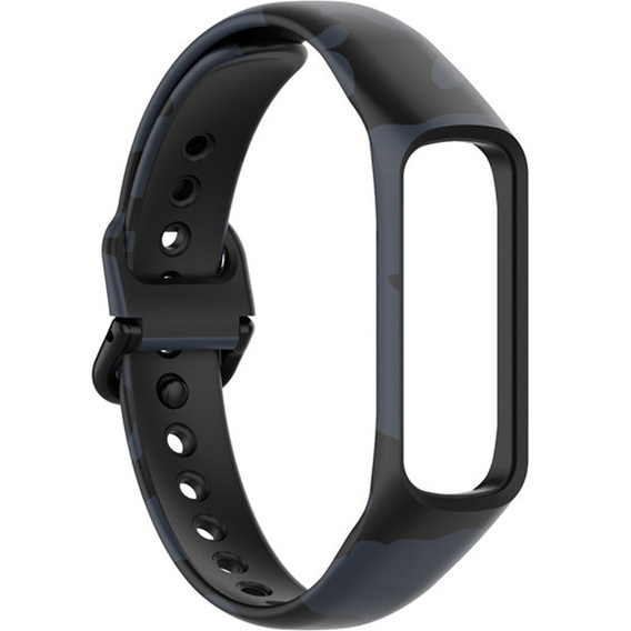 Pasek Silikonowy do Samsung Galaxy Fit 2 SM-R220, Camuflage Grey