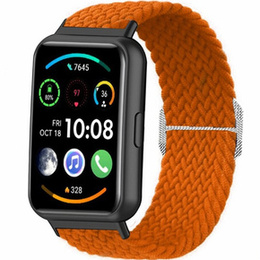 Pasek nylonowy do Huawei Watch Fit 2, Pomarańczowy