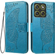 Etui z klapką do Motorola Edge 70, Butterfly, niebieskie
