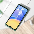 Etui do Samsung Galaxy A15, Silicone Lite, ciemnozielone + szkło 9H
