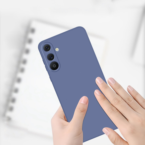 Etui do Samsung Galaxy A36 5G, Silicone Lite, granatowe
