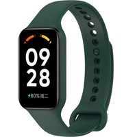 Pasek Silikonowy do Xiaomi Redmi Smart Band 2 / Xiaomi Smart Mi Band 8 Active, Zielony