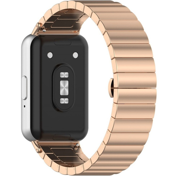 Bransoleta Stalowa do Samsung Galaxy Fit 3, Różowa