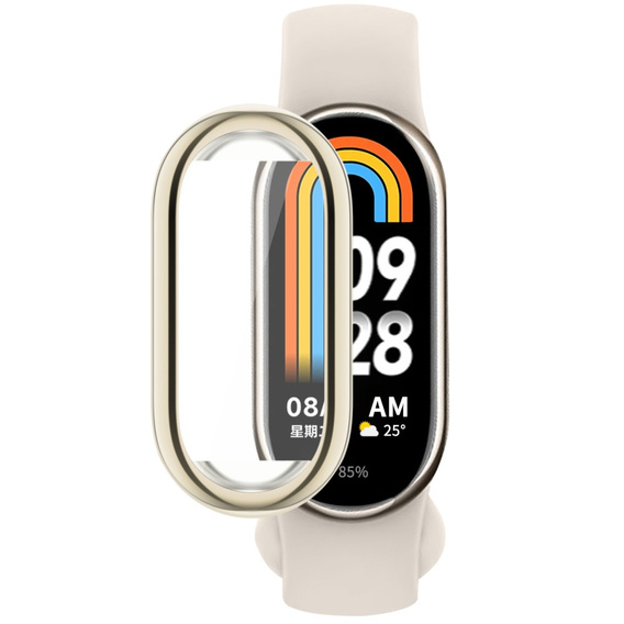 Etui Silikonowe do Xiaomi Smart Band 10 / 9 / 8, Złote