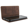 Etui do Samsung Galaxy A54, ERBORD Vintage portfel z klapką, kawowe