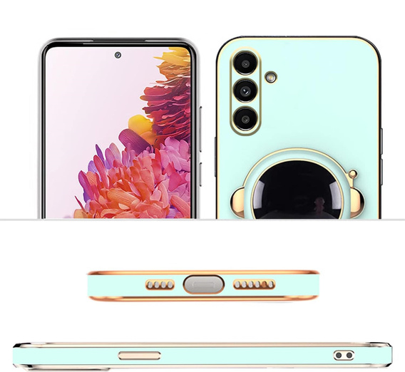 Etui do Samsung Galaxy A56 5G, Astronaut, zielone