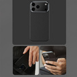 Etui BENKS Kevlar Armor Air do iPhone 17 Pro Max, Carbon Fiber 600D A070, do MagSafe – czarne