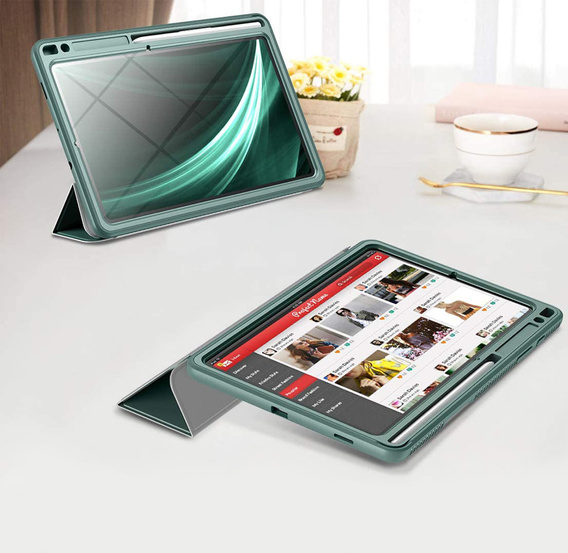 Etui do Samsung Galaxy Tab S6 Lite 10.4" 2020/2022/2024, Suritch Full Body, zielone
