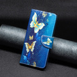 Etui z klapką do Xiaomi Redmi 12C, Wallet, Butterflies niebieskie