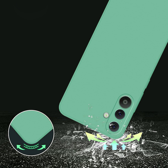 Etui do Samsung Galaxy A36 5G, Silicone Lite, miętowe