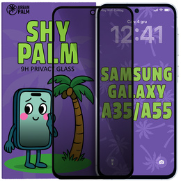 Szkło Hartowane Prywatyzujące Shy Palm do Samsung Galaxy A35 5G/A55 5G