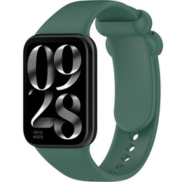 Pasek Silikonowy do Xiaomi Smart Band 8 Pro / Xiaomi Smart Band 9 Pro, Ciemnozielony