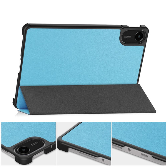 Etui z klapką do Xiaomi Redmi Pad 2 – z funkcją podstawki, niebieskie