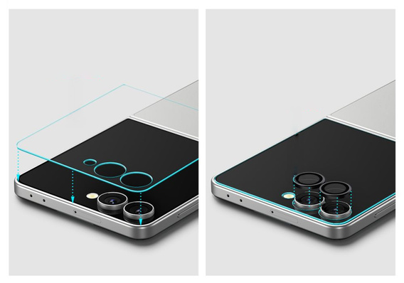 Osłona aparatu Spigen Glas.tR EZ Fit Optik Pro 2-Pack do Samsung Galaxy Z Flip7