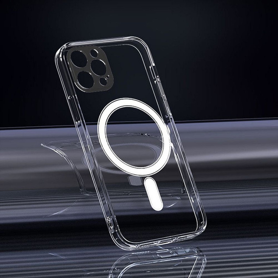 Etui Clear Mag Cover do iPhone 13/14, Transparent + Szkło 9H