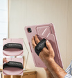 Etui Dexnor 360° do iPad Pro 11 2024 (5 gen.), z paskiem i miejscem na rysik - różowe