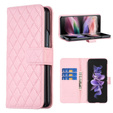 Etui z klapką do Samsung Galaxy Z Fold6 5G, Wallet, BINFEN COLOR, różowe