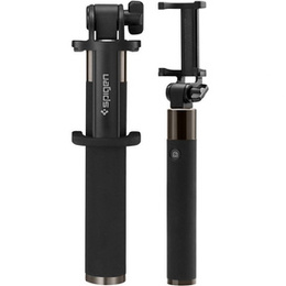 Uchwyt selfie stick, Spigen S530W, Wireless, bluetooth, do zdjęć, czarny