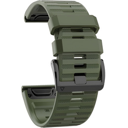 Pasek Silikonowy QuickFit 22mm do Garmin, Zielony