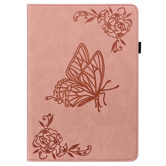 Etui do Lenovo Idea Tab 11", Butterfly, różowe