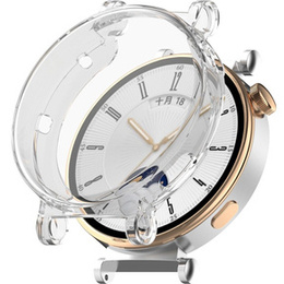 2w1 Etui z Osłoną na ekran do Huawei Watch GT 4 41mm, Przezroczyste