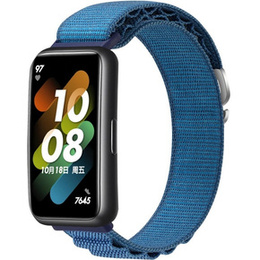 Pasek Nylonowy do Huawei Band 7, Niebieski