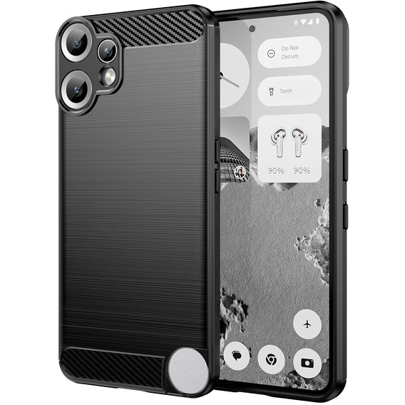 Etui do CMF Nothing Phone 2 Pro, Carbon, czarne