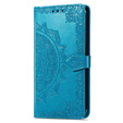 Etui z klapką do Samsung Galaxy M23 5G / M13, Mandala, niebieskie