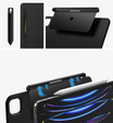 Metalowy uchwyt Dracool do Apple Pencil Pro / 2nd Gen – czarny