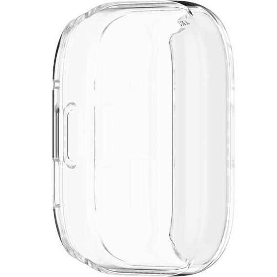 2w1 Etui Silikonowe z Osłoną na Ekran do Xiaomi Redmi Watch 3, Przezroczyste