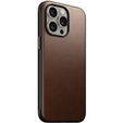 Etui Nomad do iPhone 15 Pro Max, Modern Leather Case, brązowe