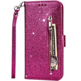 Etui z klapką do Xiaomi Redmi Note 8 Pro, Wallet Zippered, różowe