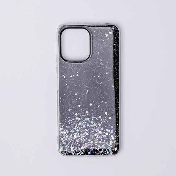 Etui do Xiaomi Redmi 12, Glittery, czarne