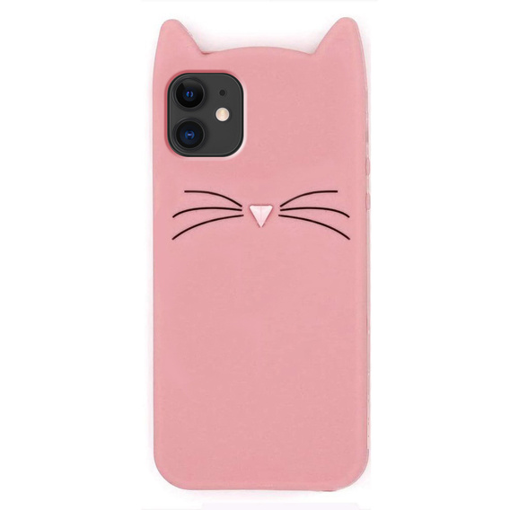 Etui 3D KOT do iPhone 11, Pink