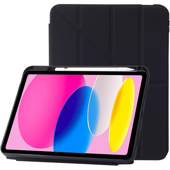 Etui do iPad 10.9" 2022 (10 gen.) / iPad 11" 2025 A16 (11 gen.), Origami, czarne