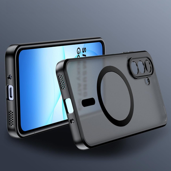 Etui do Samsung Galaxy A17 5G, Matt Case, do MagSafe, matowe czarne