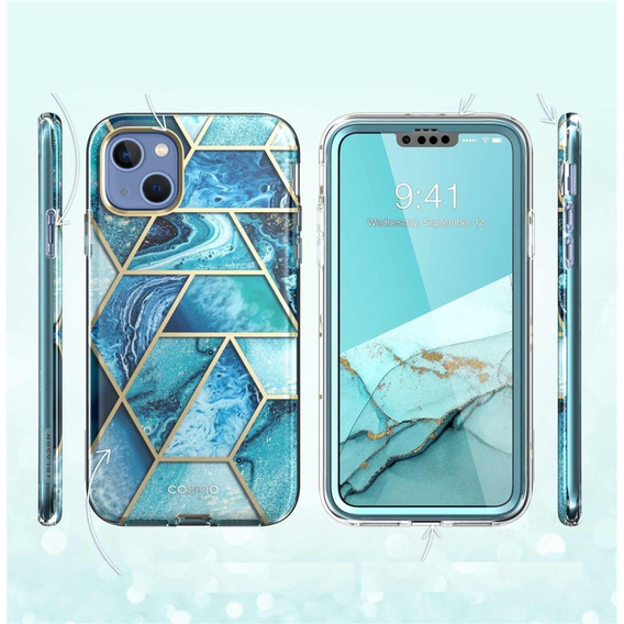Etui Supcase do iPhone 14 Plus, Cosmo, Ocean Blue