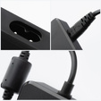 Uniwersalny zasilacz do laptopa Forcell E856 USB-C 90W z wymiennymi końcówkami