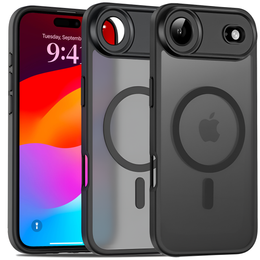 Etui do iPhone Air, do MagSafe, matowe z ochroną aparatów, czarne