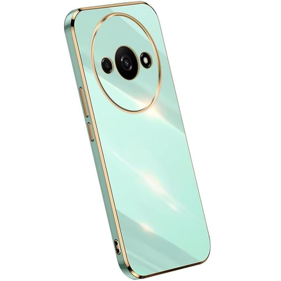 Etui do Xiaomi Redmi A3, Glamour CamShield, miętowe