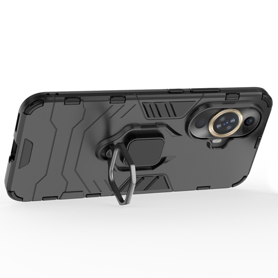 Etui do Huawei Nova 11 Pro, Kickstand Ring, czarne