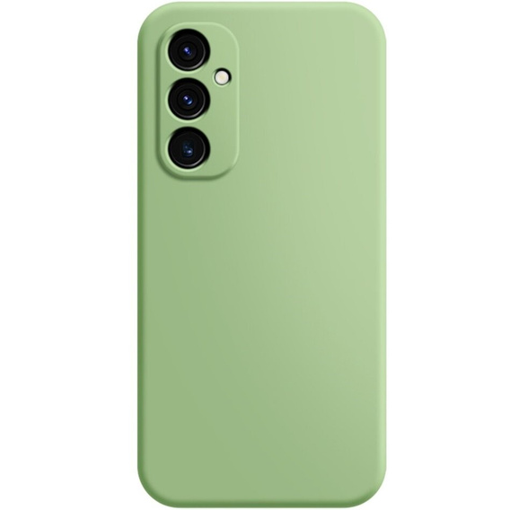 Etui do Samsung Galaxy A15, Silicone Lite, zielone + szkło 9H