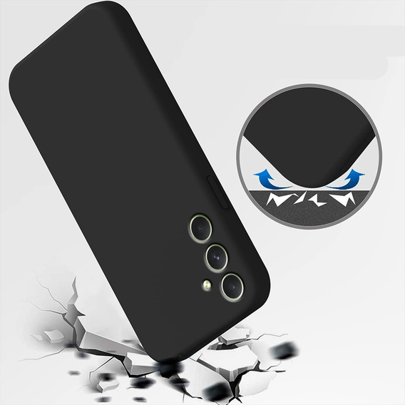 Etui do Samsung Galaxy A34 5G, Silicone Lite, czarne